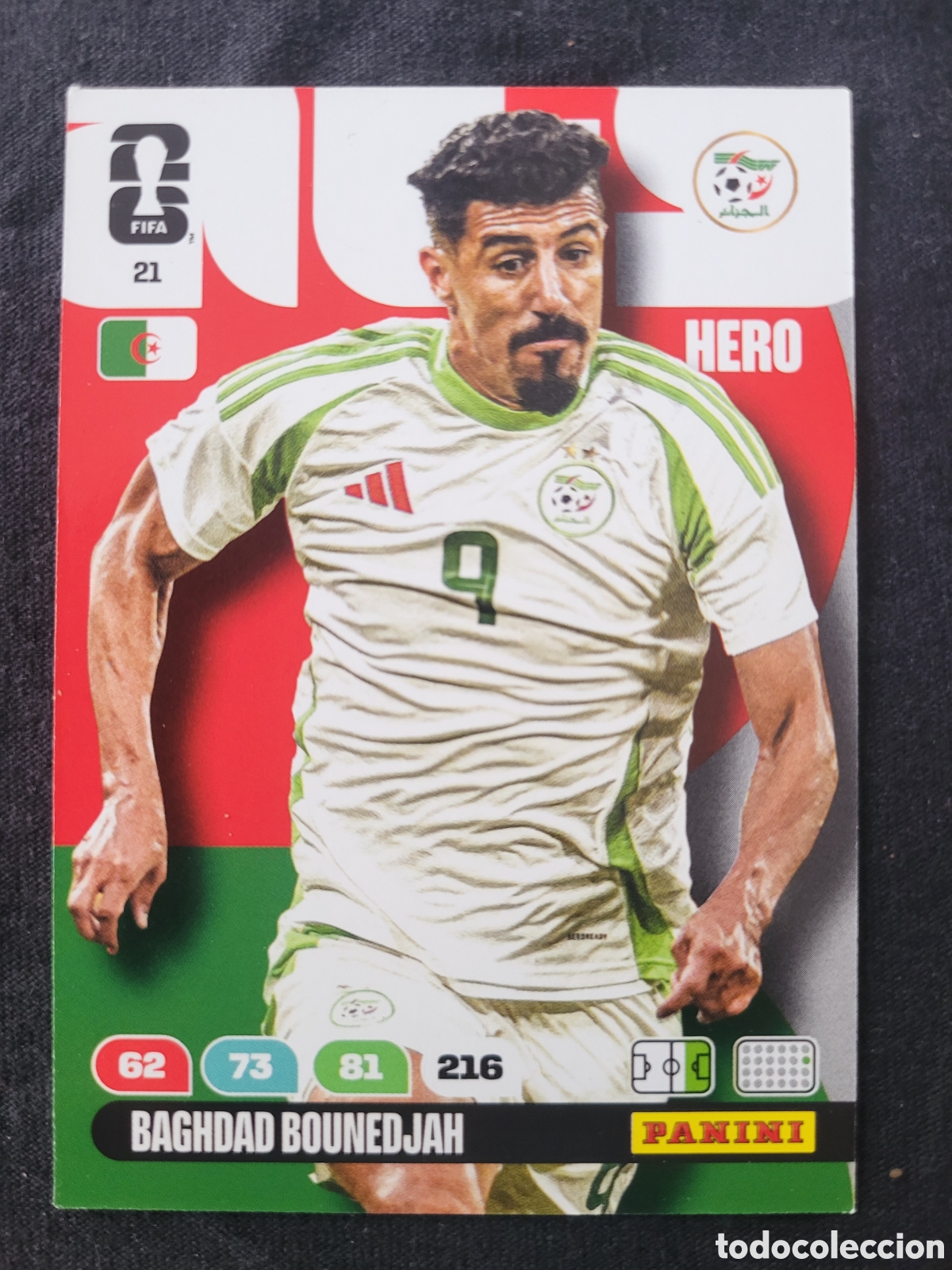 Trading Cards: 21 Baghdad Bounedjah / Adrenalyn XL FIFA World Cup 2026