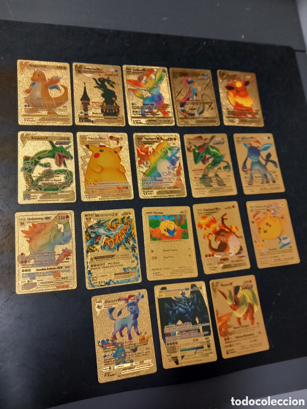 Trading Cards: POKEMON CARTA DORADA GRAN LOTE DE CARTAS DORADAS COLECCION ORIGINAL
