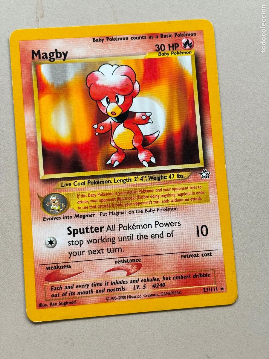 Trading Cards: POKEMON TCG - MAGBY ( NEO GENESIS ) # 23