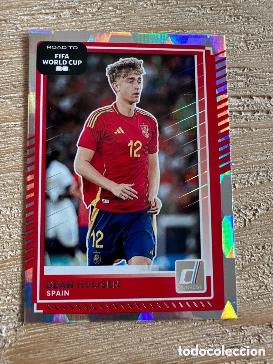 Trading Cards: DEAN HUIJSEN ESPA&Ntilde;A 9 DONRUSS PARALLEL ROAD TO FIFA WORLD CUP 2026 USA CAN MEX PANINI