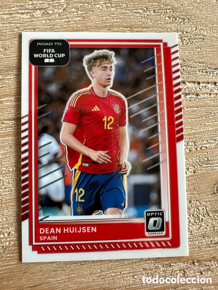 Trading Cards: DEAN HUIJSEN ESPA&Ntilde;A 9 OPTIC DONRUSS PARALLEL ROAD TO FIFA WORLD CUP 2026 USA CAN MEX PANINI