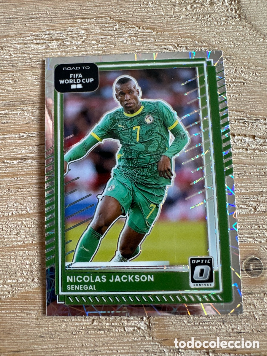 Trading Cards: NICOLAS JACKSON SENEGAL 6 OPTIC DONRUSS PARALLEL ROAD TO FIFA WORLD CUP 2026 USA CAN MEX PANINI