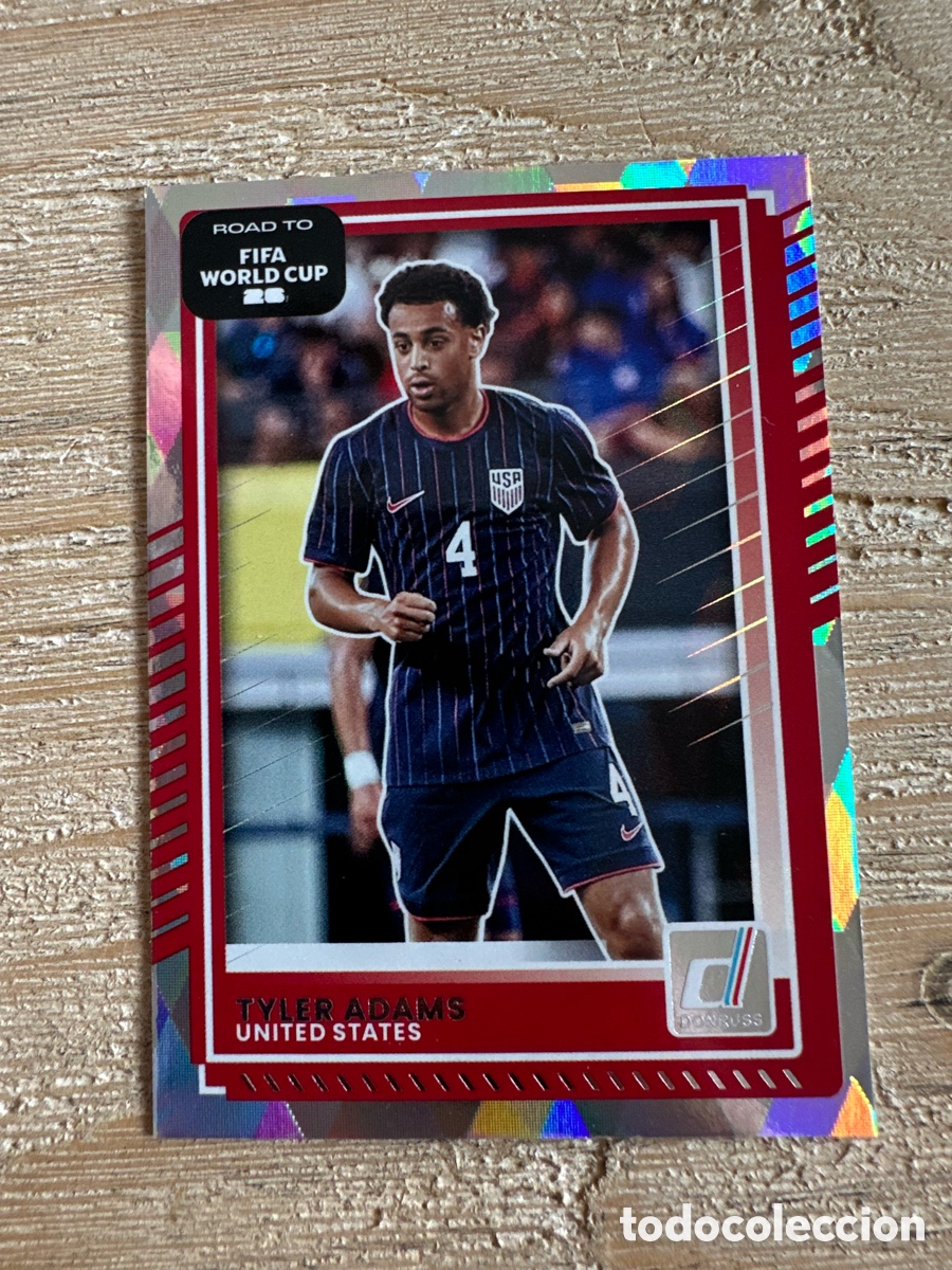 Trading Cards: TYLER ADAMS USA 22 DONRUSS PARALLEL ROAD TO FIFA WORLD CUP 2026 USA CAN MEX PANINI