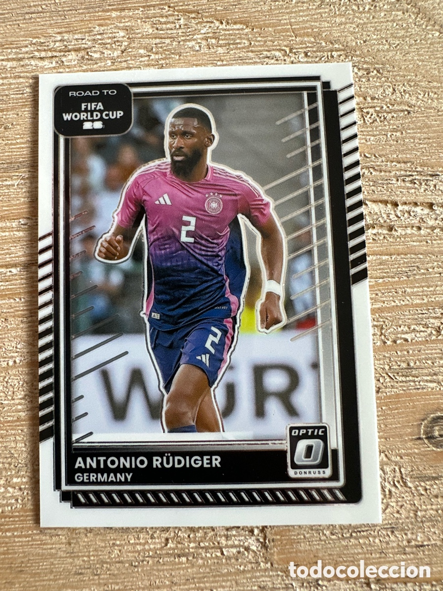 Trading Cards: ANTONIO RUDIGER ALEMANIA 29 DONRUSS OPTIC PARALLEL ROAD TO FIFA WORLD CUP 2026 USA CAN MEX PANINI