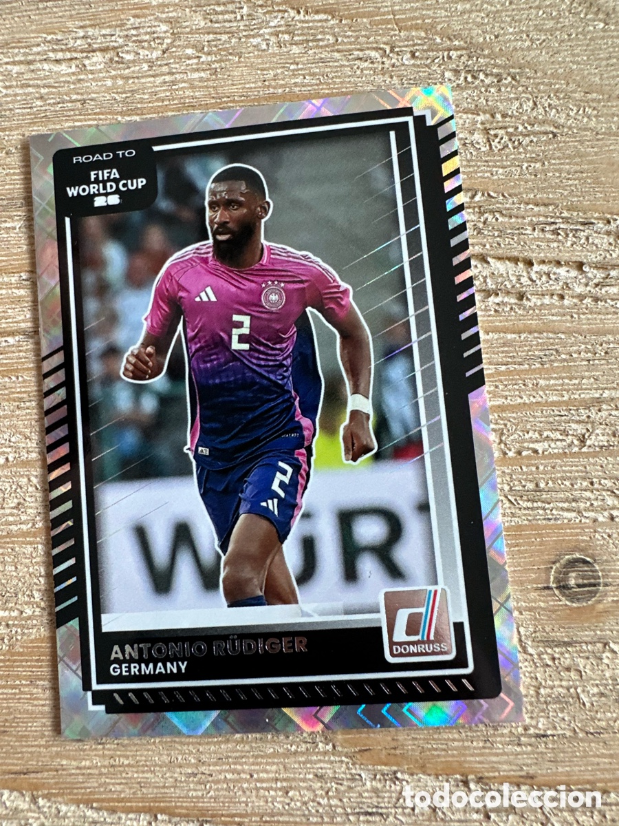 Trading Cards: ANTONIO RUDIGER ALEMANIA 29 DONRUSS PARALLEL ROAD TO FIFA WORLD CUP 2026 USA CAN MEX PANINI