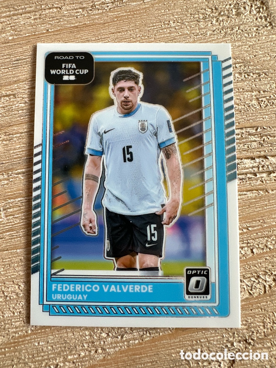 Trading Cards: FEDERICO VALVERDE URUGUAY 50 DONRUSS OPTIC PARALLEL FIFA ROAD TO WORLD CUP 2026 USA CAN MEX PANINI