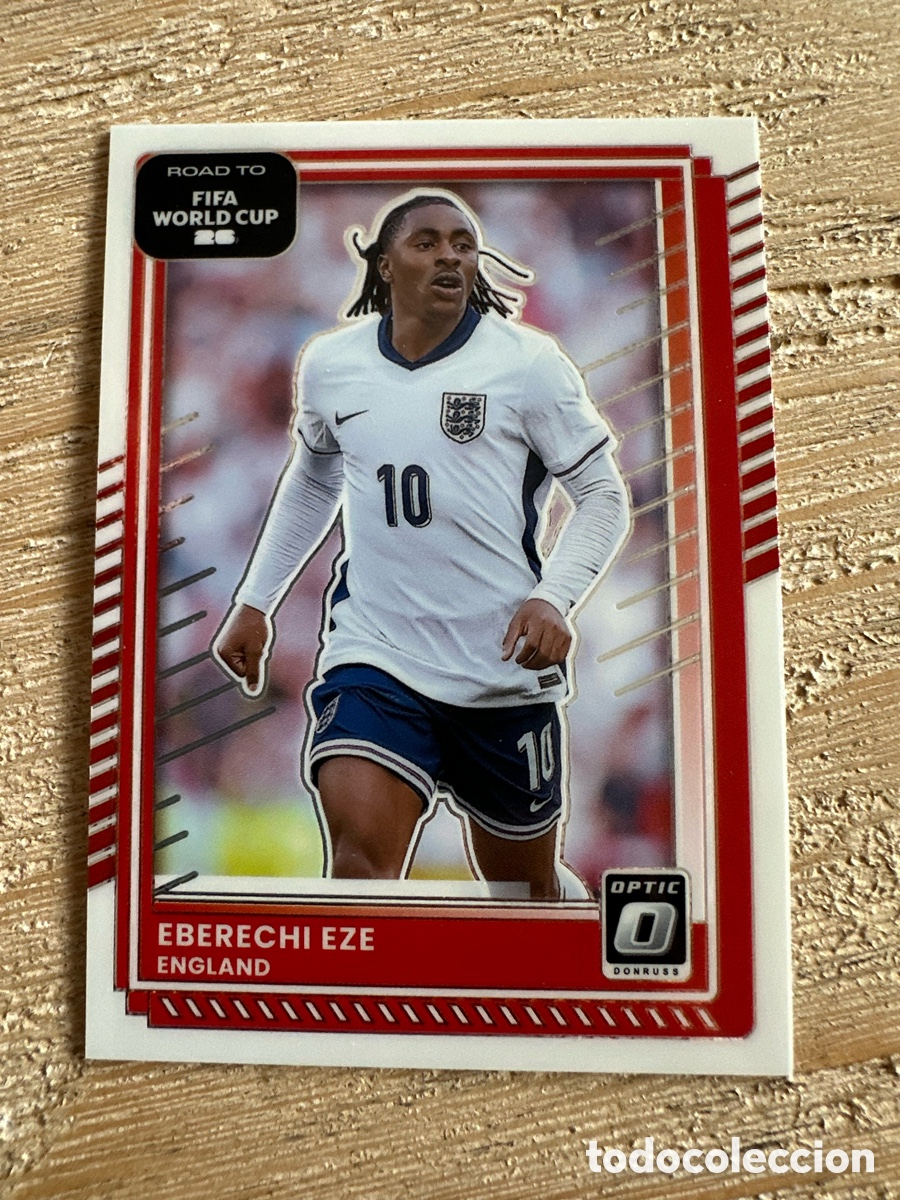 Trading Cards: EBERECHI EZE INGLATERRA 68 DONRUSS OPTIC PARALLEL FIFA ROAD TO WORLD CUP 2026 USA CAN MEX PANINI