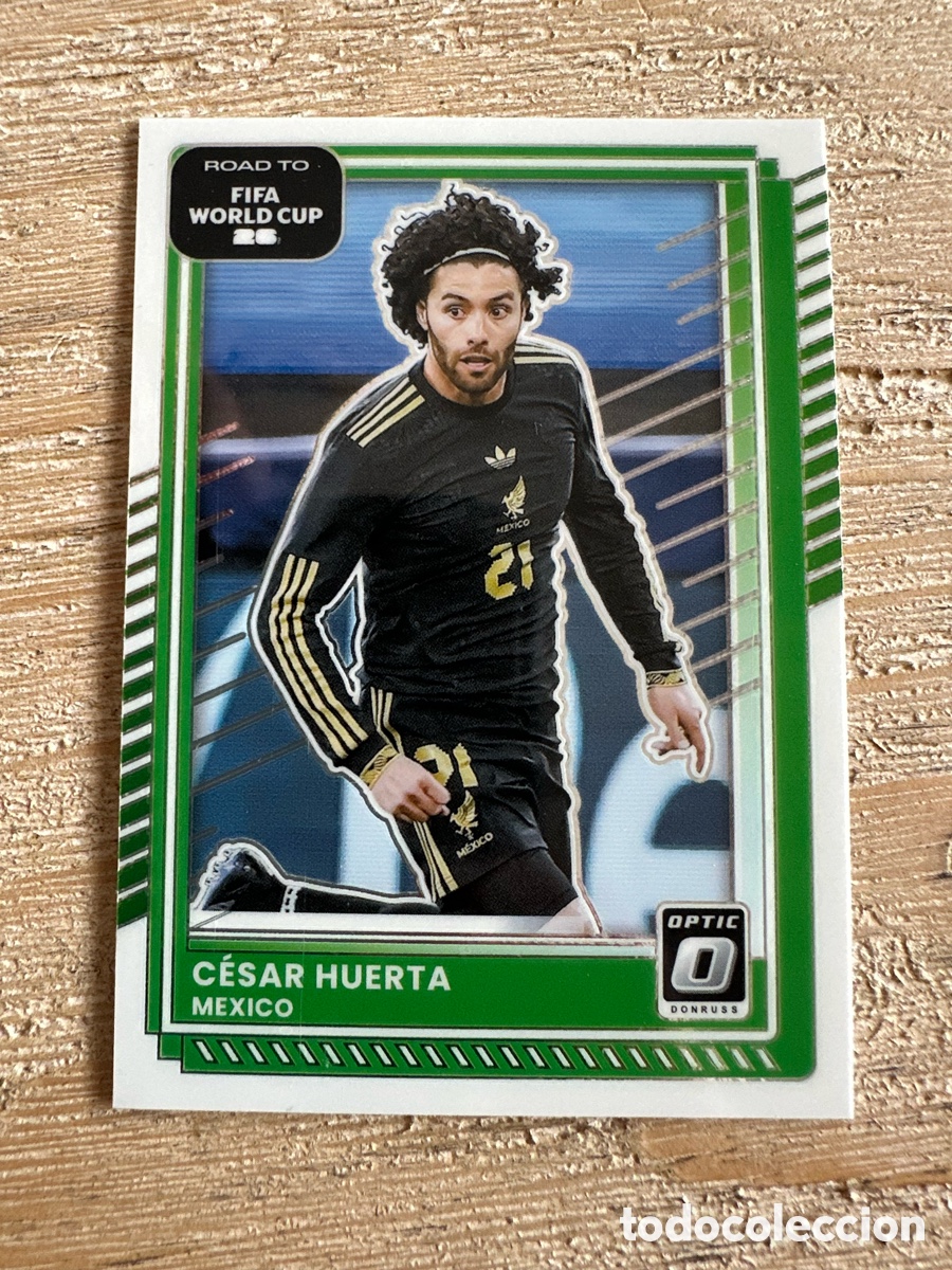 Trading Cards: CESAR HUERTA MEXICO 77 DONRUSS OPTIC PARALLEL FIFA ROAD TO WORLD CUP 2026 USA CAN MEX PANINI