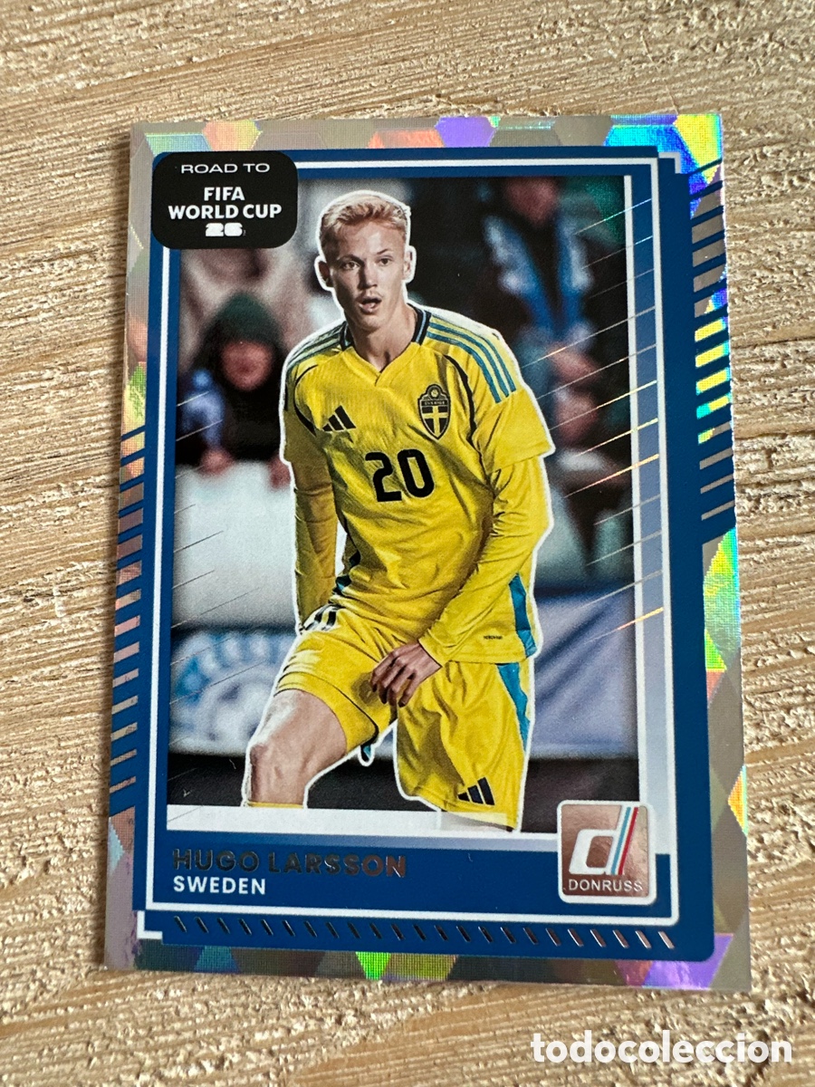 Trading Cards: HUGO LARSSON SUECIA 80 DONRUSS PARALLEL FIFA ROAD TO WORLD CUP 2026 USA CAN MEX PANINI