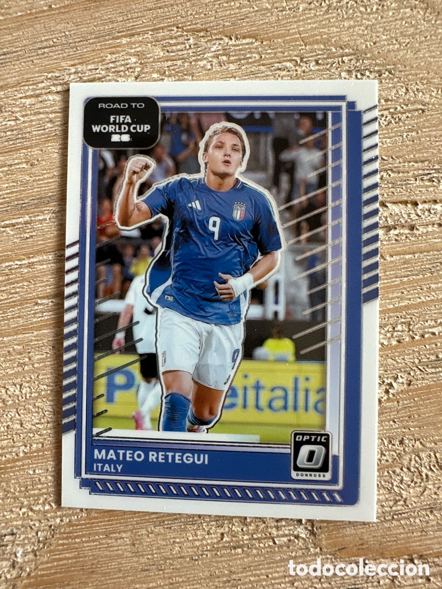Figurine Collezionabili: MATEO RETEGUI ITALIA 115 DONRUSS OPTIC PARALLEL FIFA ROAD WORLD CUP 2026 USA CAN MEX PANINI