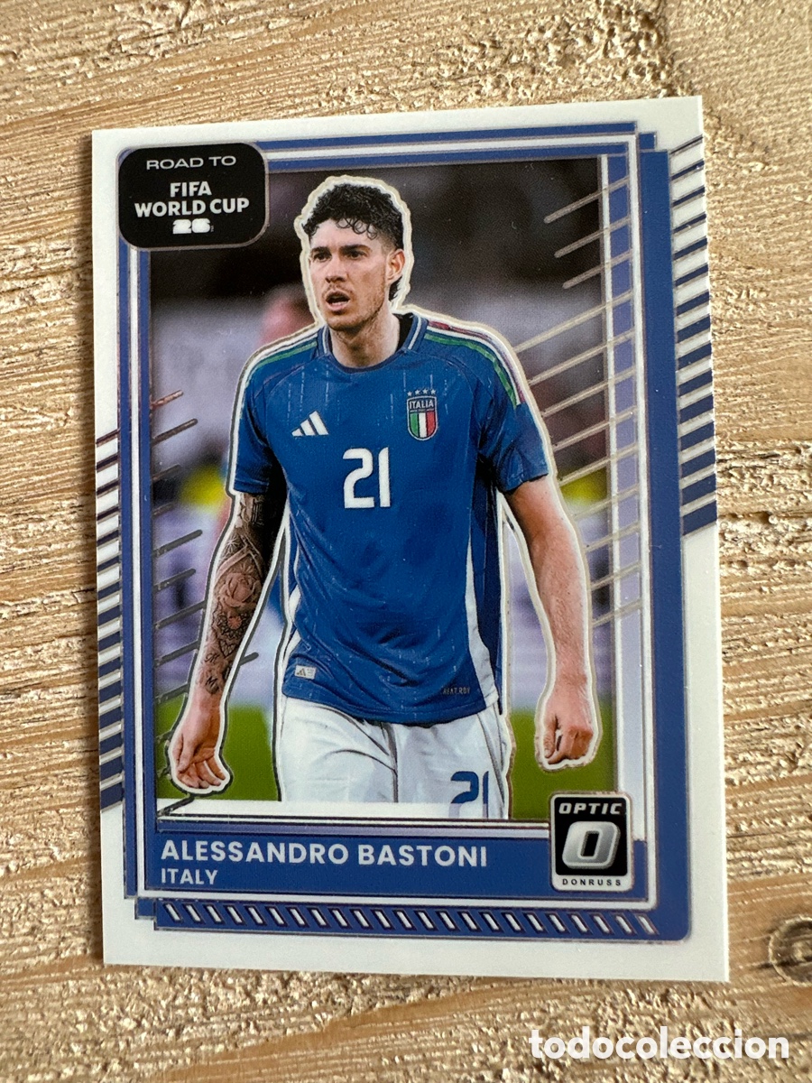 Figurine Collezionabili: ALESSANDRO BASTONI ITALIA 119 DONRUSS OPTIC PARALLEL FIFA ROAD WORLD CUP 2026 USA CAN MEX PANINI