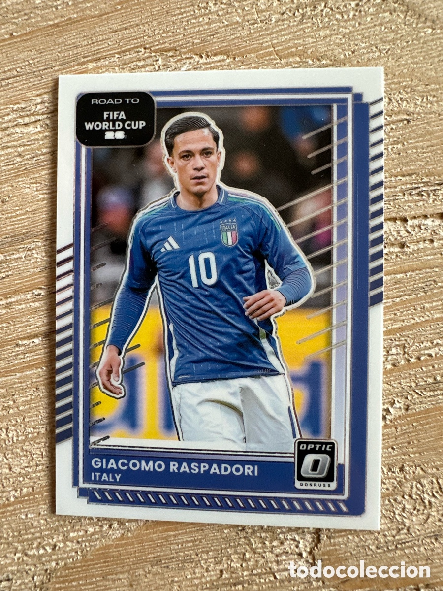 Sammelkarten: GIACOMO RASPADORI ITALIA 118 DONRUSS OPTIC PARALLEL FIFA ROAD WORLD CUP 2026 USA CAN MEX PANINI