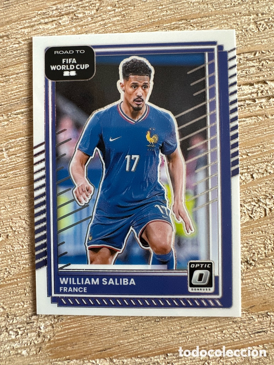 Trading Cards: WILLIAM SALIBA FRANCIA 142 DONRUSS OPTIC PARALLEL FIFA ROAD WORLD CUP 2026 USA CAN MEX PANINI