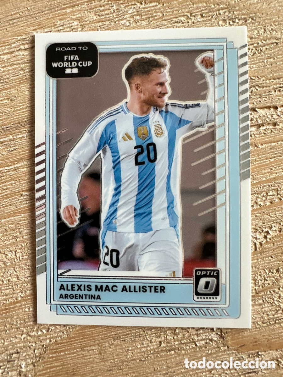 Trading Cards: ALEXIS MAC ALLISTER ARGENTINA 156 DONRUSS OPTIC PARALLEL FIFA ROAD WORLD CUP 2026 USA CAN MEX PANINI