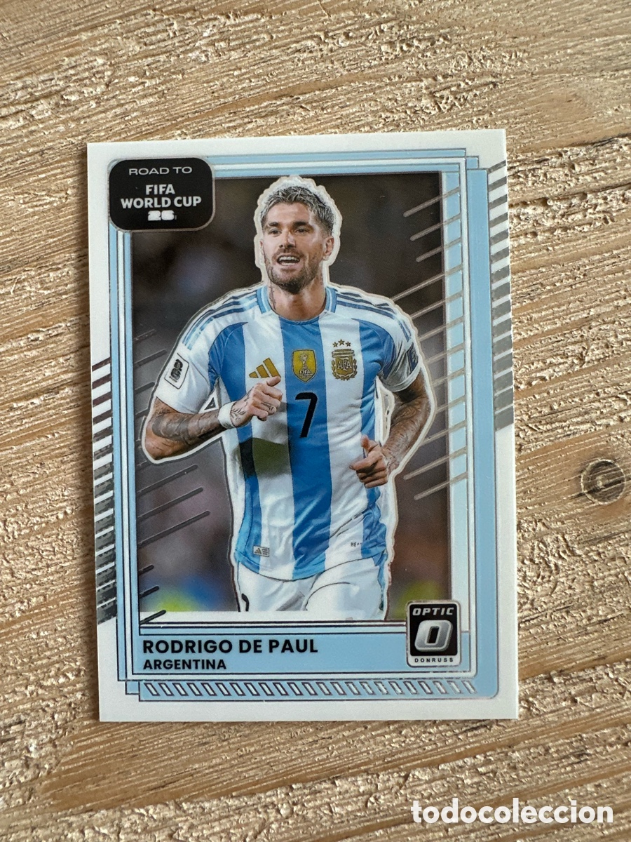Trading Cards: RODRIGO DE PAUL ARGENTINA 161 DONRUSS OPTIC PARALLEL FIFA ROAD WORLD CUP 2026 USA CAN MEX PANINI