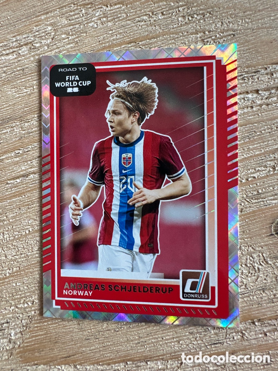 Trading Cards: ANDREAS SCHJELDERUP NORUEGA 167 DONRUSS OPTIC PARALLEL FIFA ROAD WORLD CUP 2026 USA CAN MEX PANINI