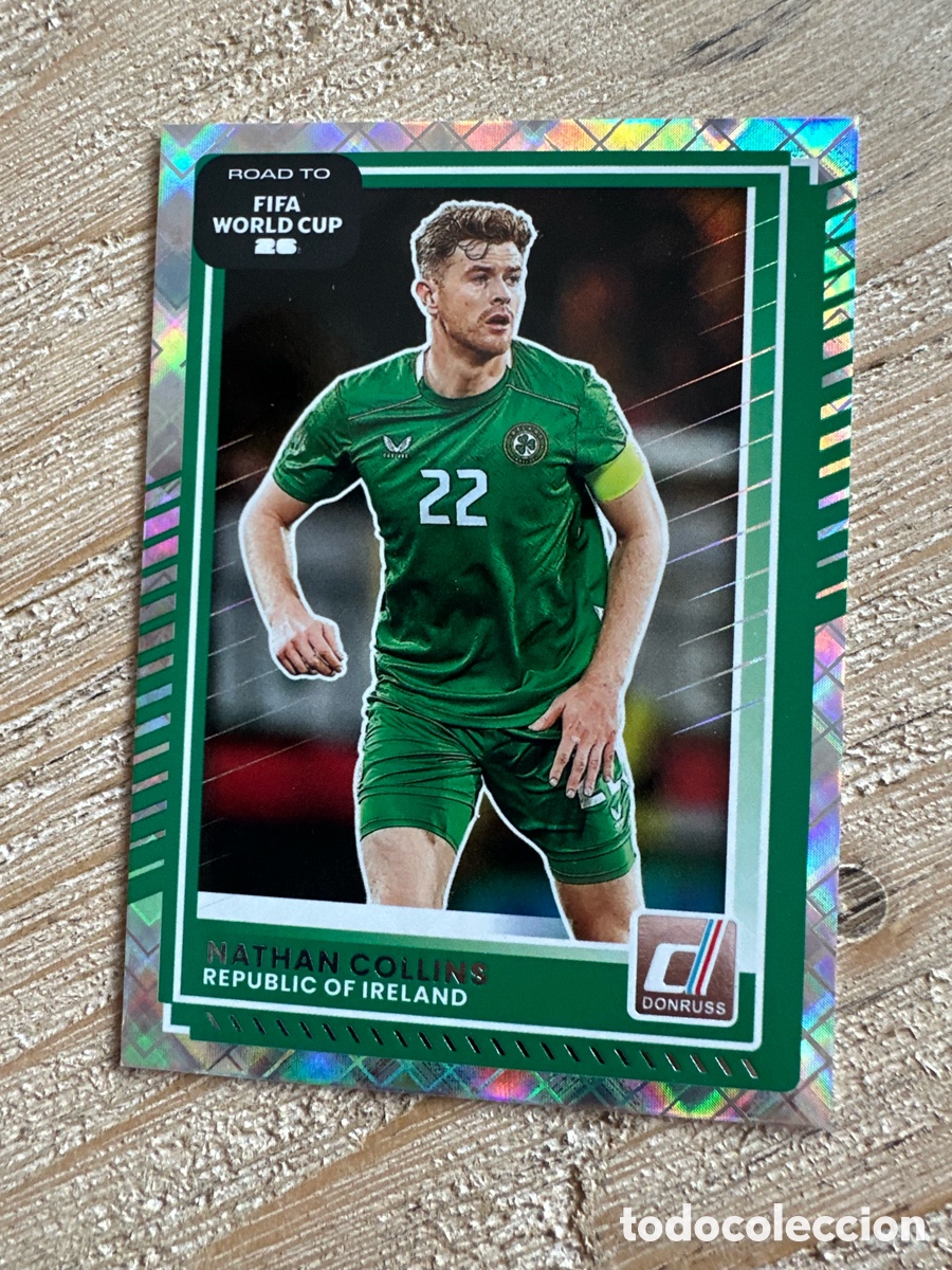 Trading Cards: NATHAN COLLINS IRLANDA 173 DONRUSS OPTIC PARALLEL FIFA ROAD WORLD CUP 2026 USA CAN MEX PANINI