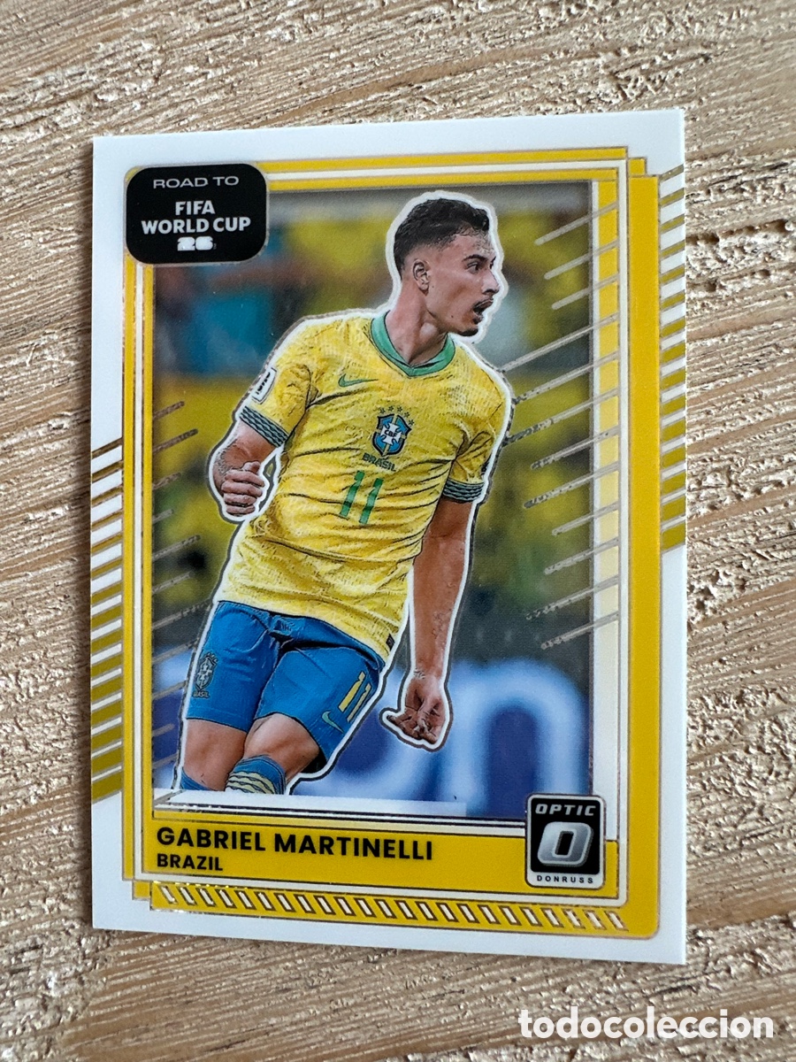 Trading Cards: GABRIEL MARTINELLI BRASIL 184 DONRUSS OPTIC PARALLEL FIFA ROAD WORLD CUP 2026 USA CAN MEX PANINI