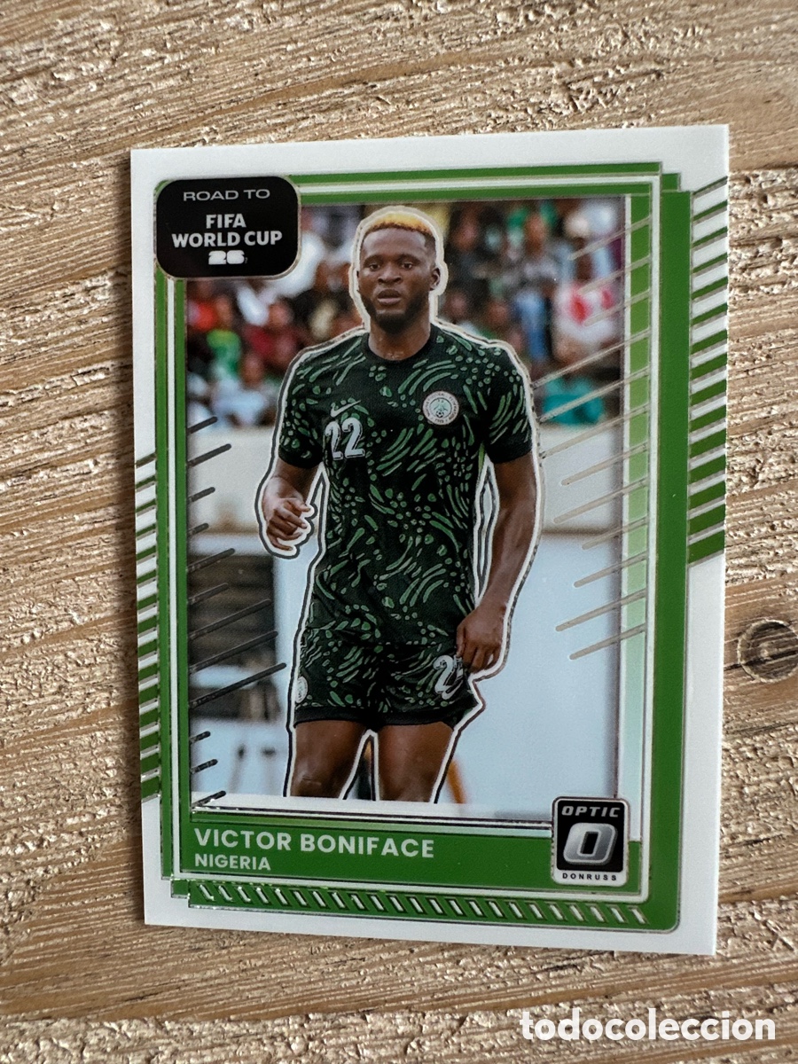 Trading Cards: VICTOR BONIFACE NIGERIA 192 DONRUSS OPTIC PARALLEL FIFA ROAD WORLD CUP 2026 USA CAN MEX PANINI