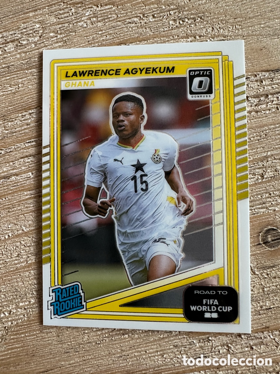 Trading Cards: LAWRENCE AGYEKUM GHANA 209 RATED ROOKIE DONRUSS OPTIC PARALLEL FIFA WORLD CUP 2026 MUNDIAL PANINI