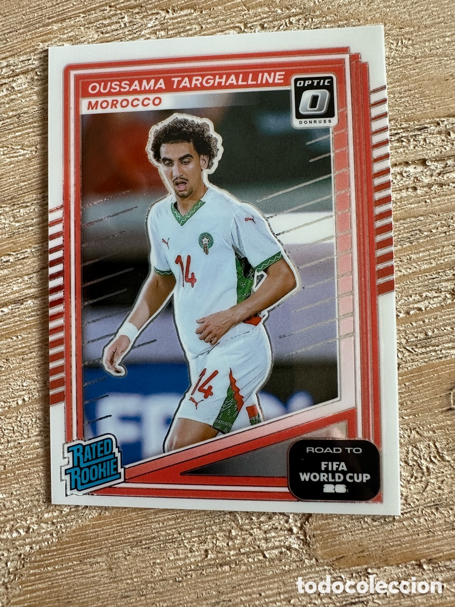 Trading Cards: OUSSAMA TARGHALLINE MARRUECOS 217 RATED ROOKIE DONRUSS OPTIC PARALLEL WORLD CUP 2026 MUNDIAL PANINI