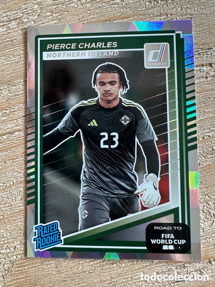 Trading Cards: PIERCE CHARLES IRLANDA NORTE 221 RATED ROOKIE DONRUSS OPTIC PARALLEL WORLD CUP 2026 MUNDIAL PANINI