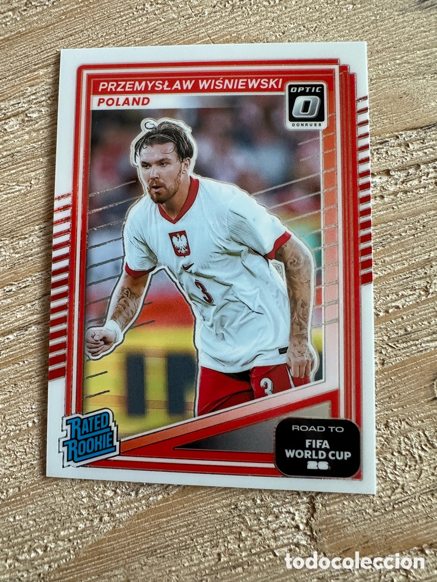 Trading Cards: PRZEMYSLAW WISNIEWSKI POLONIA 228 RATED ROOKIE DONRUSS OPTIC PARALLEL WORLD CUP 2026 MUNDIAL PANINI
