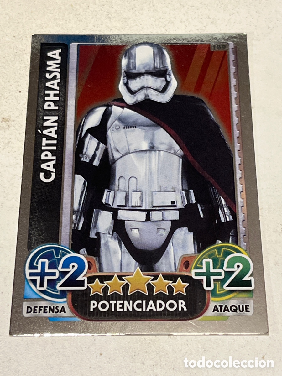 Trading Cards: Cromo Star Wars Topps Force Attax Trading Card N&deg;189 Capit&aacute;n Phasma