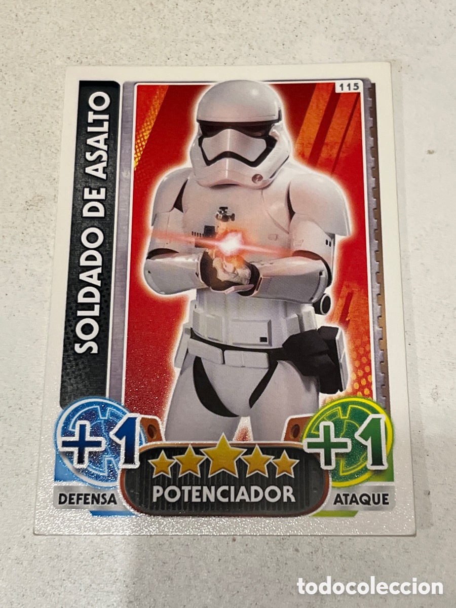 Trading Cards: Cromo Star Wars Topps Force Attax Trading Card N&deg;115 Soldado de Asalto