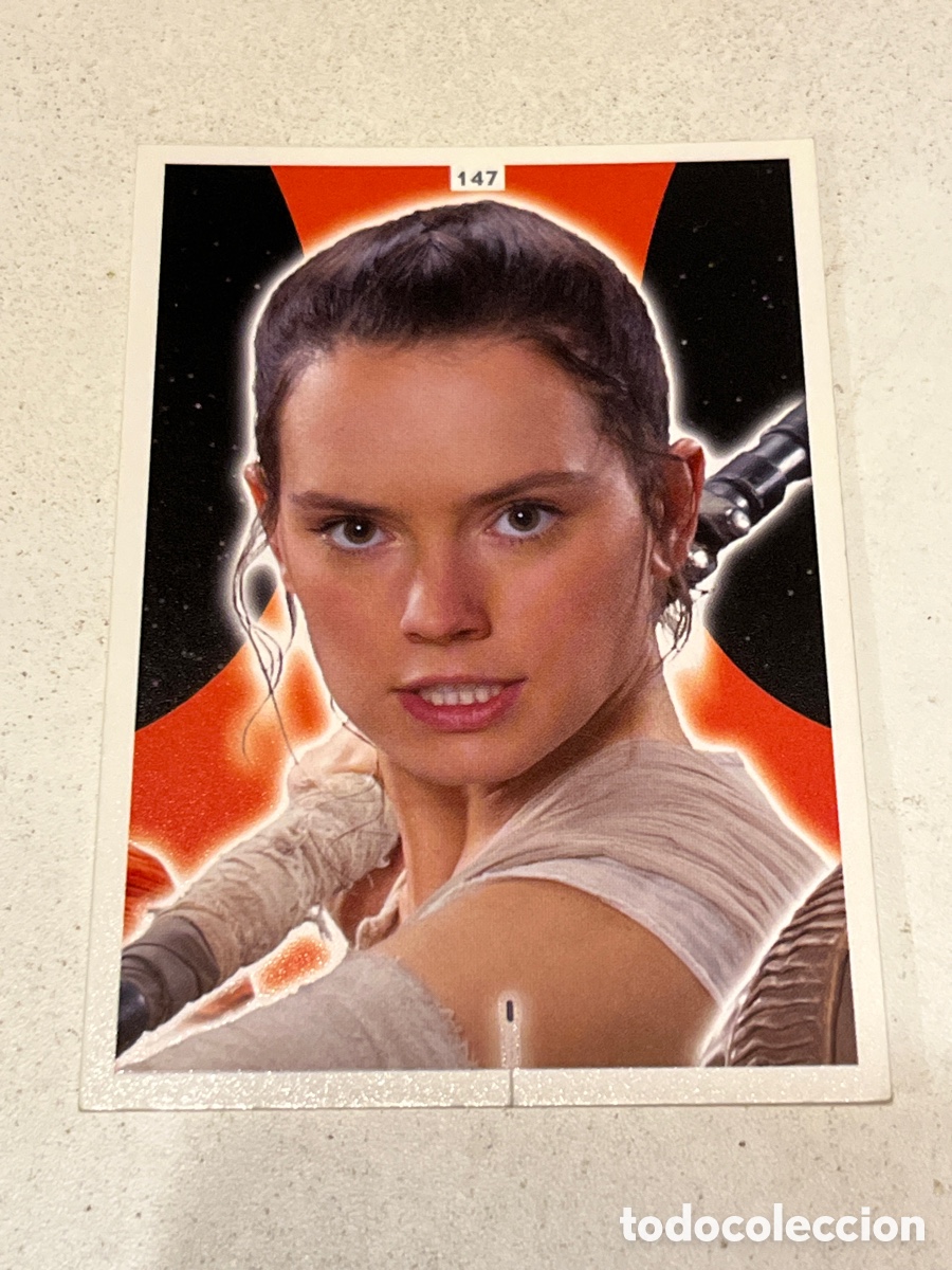 Trading Cards: Cromo Star Wars Topps Force Attax Trading Card N&deg;147 Rey