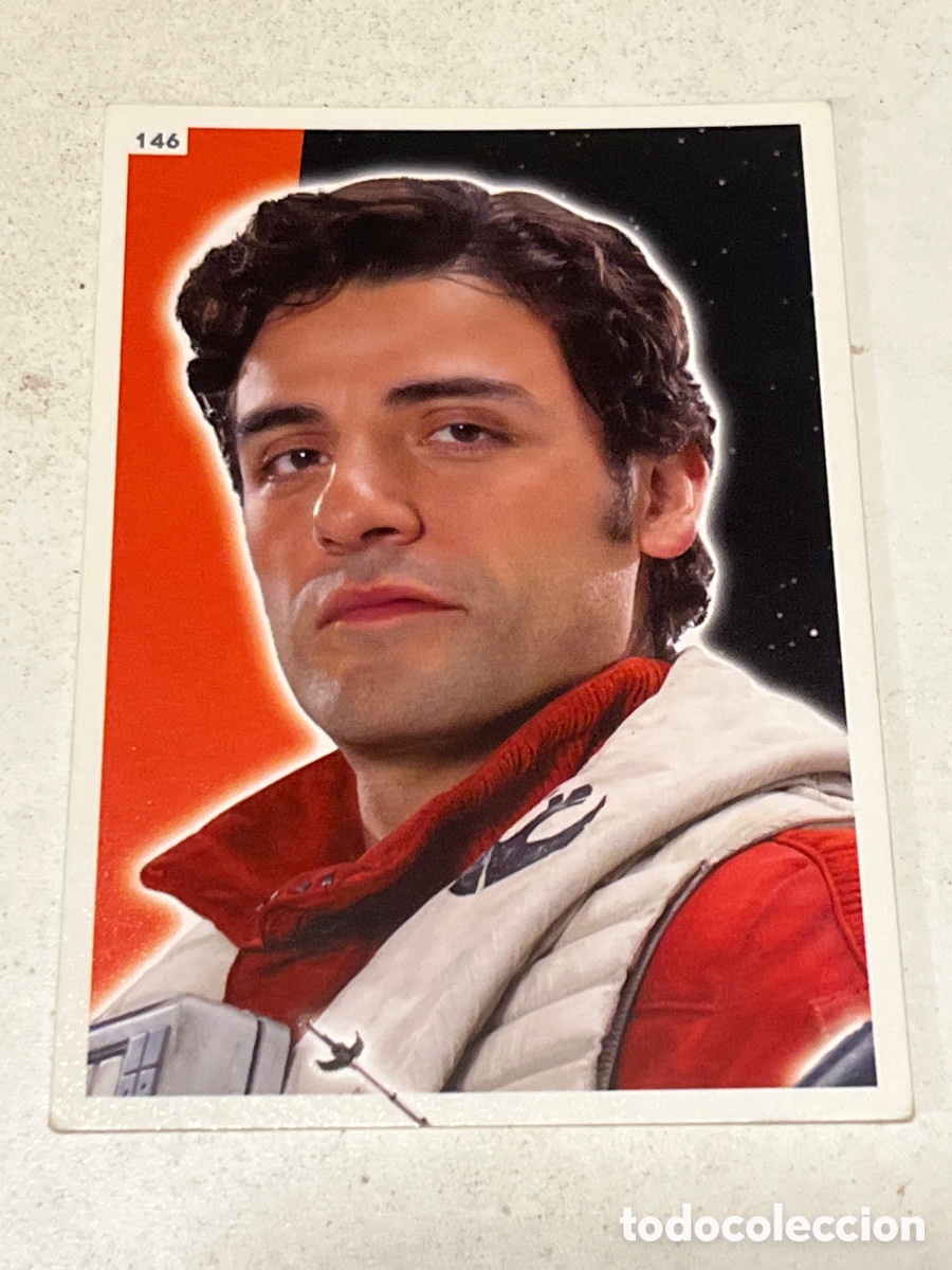 Trading Cards: Cromo Star Wars Topps Force Attax Trading Card N&deg;146 Poe Dameron