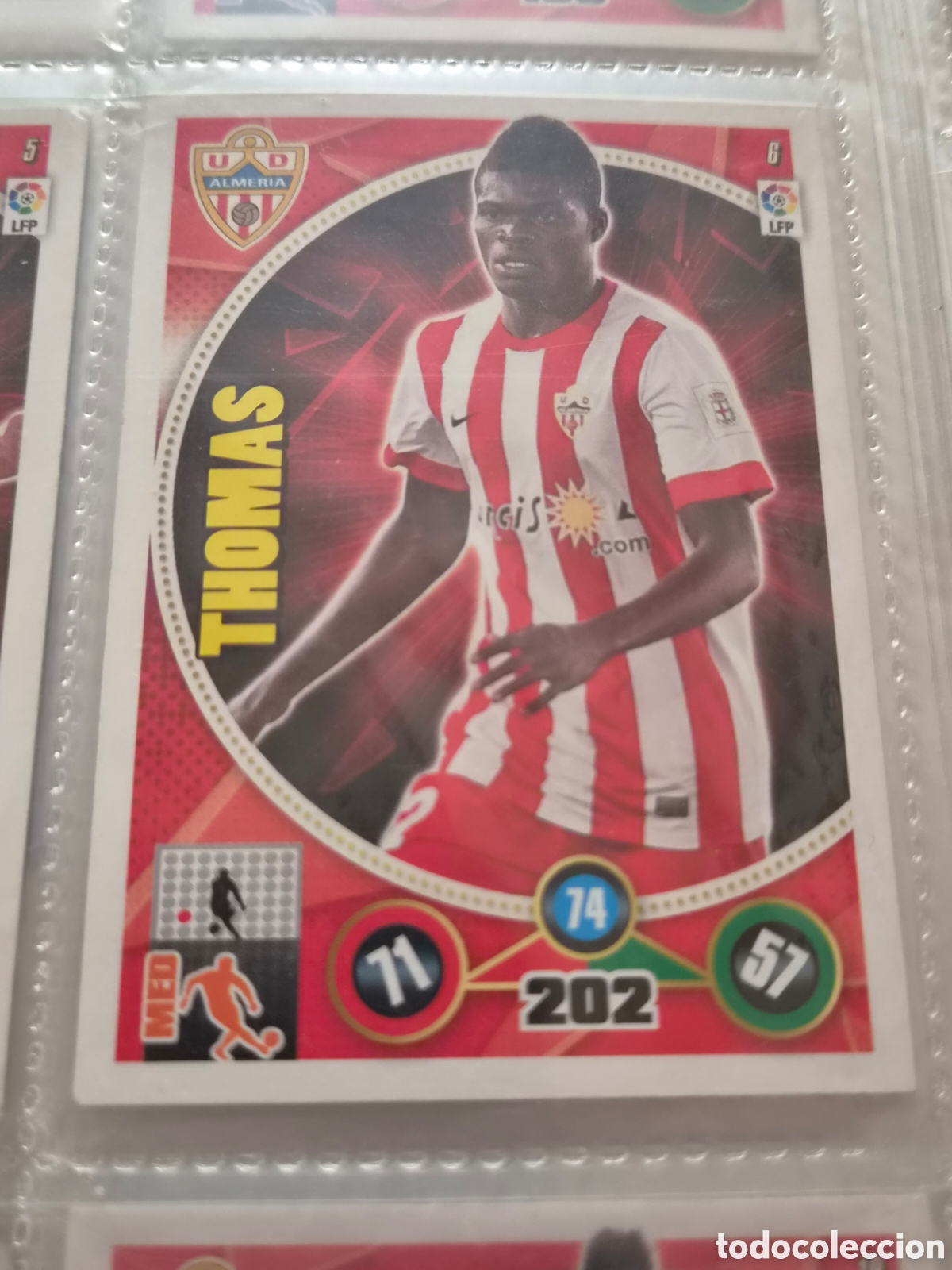 Trading Cards: 6 - THOMAS, ALMER&Iacute;A ADRENALYN 2014-2015