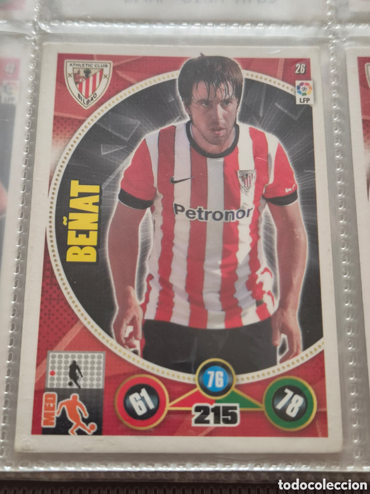 Trading Cards: 26 - BE&Ntilde;AT, AT.BILBAO ADRENALYN 2014-2015