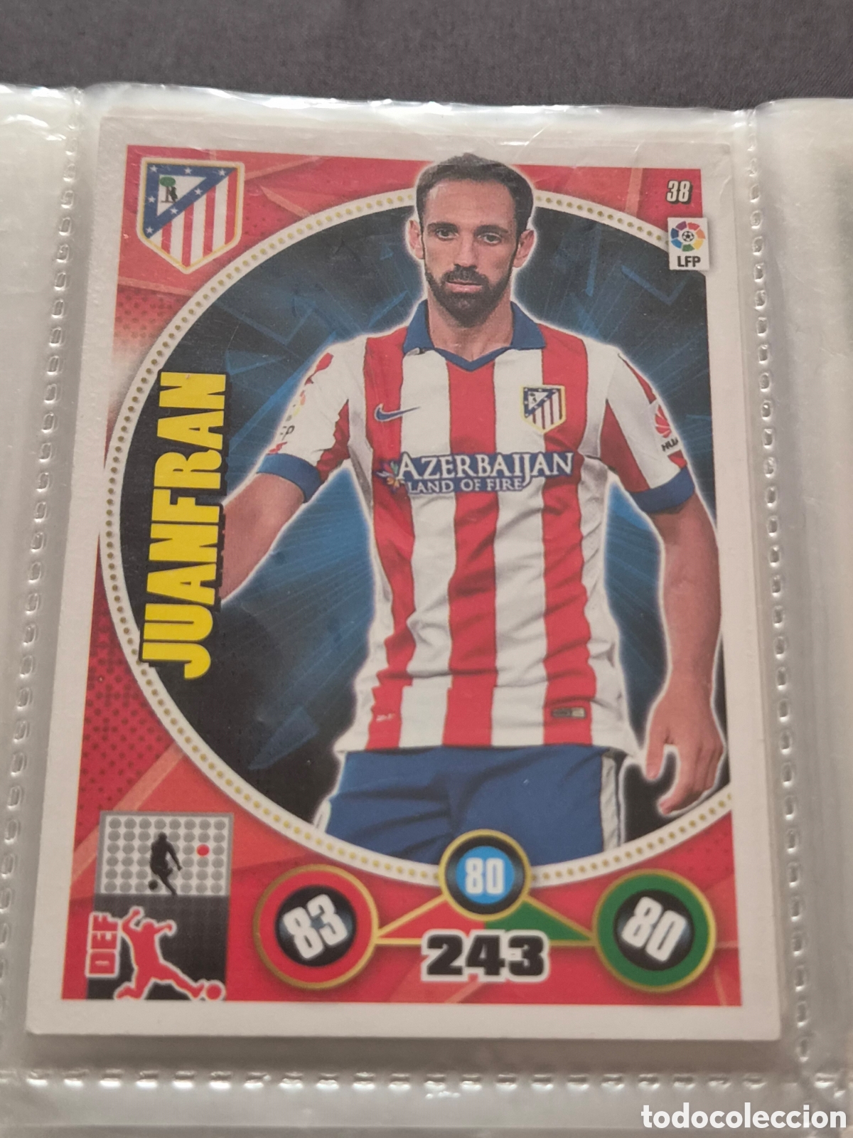 Trading Cards: 38 - JUANFRAN, AT.MADRID ADRENALYN 2014-2015