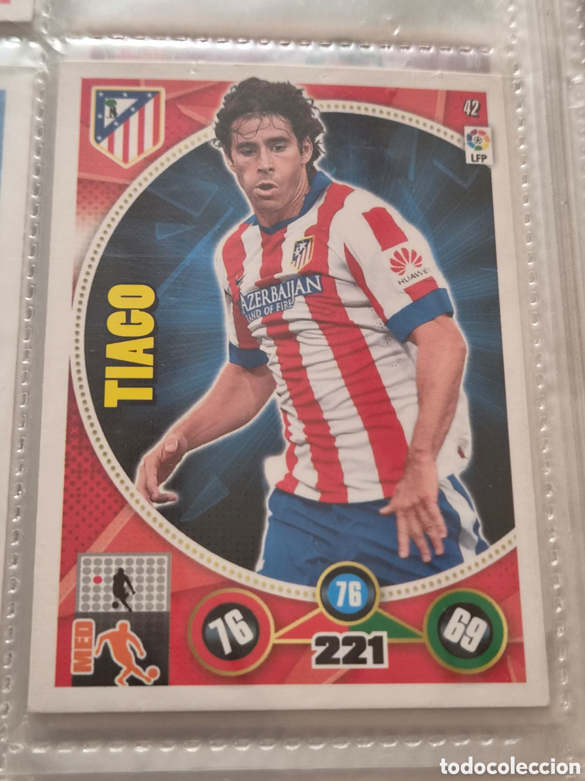 Trading Cards: 42 - TISGO , AT.MADRID ADRENALYN 2014-2015