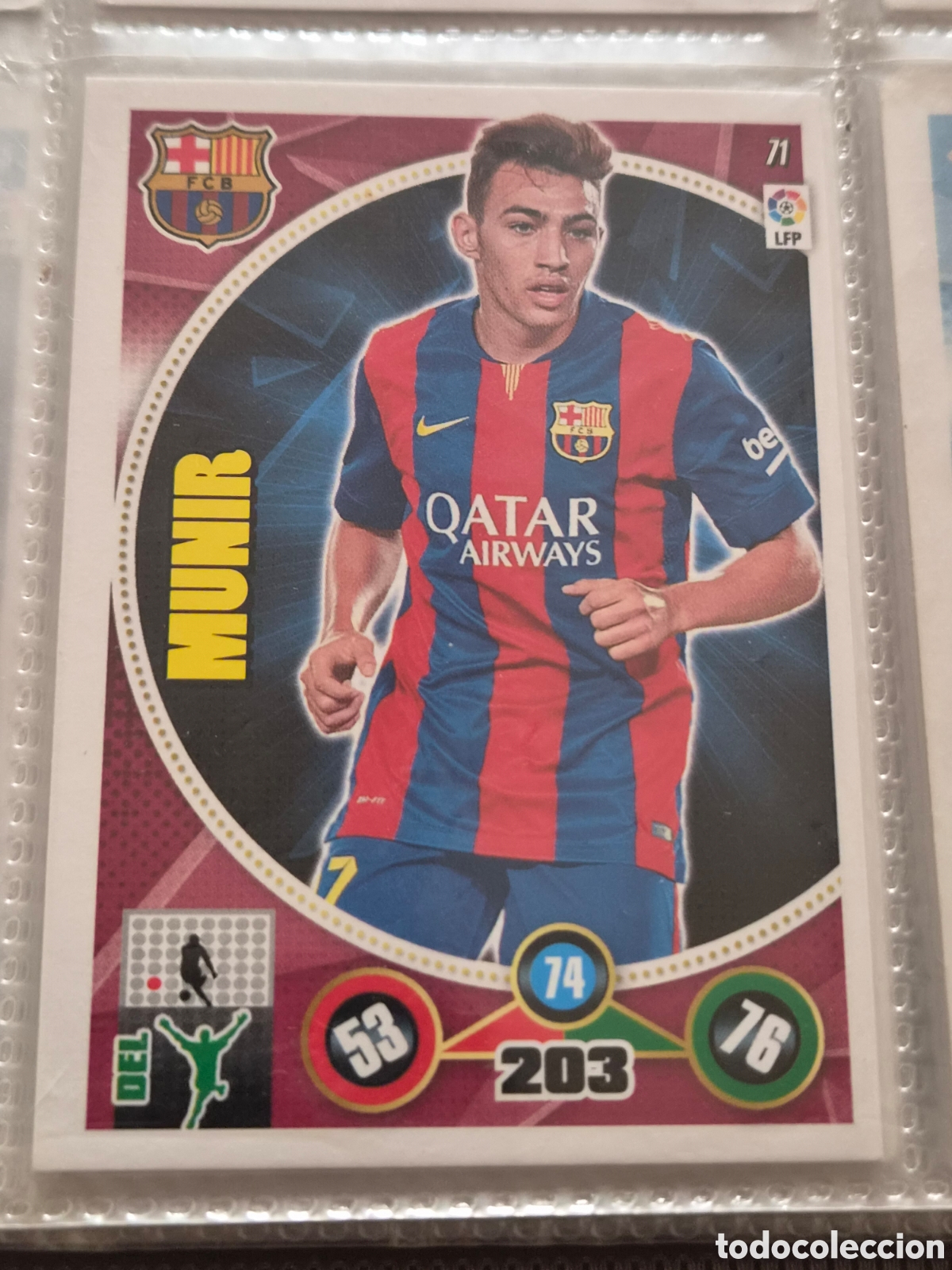 Trading Cards: 71 - MUNIR , BARCELONA ADRENALYN 2014-2015