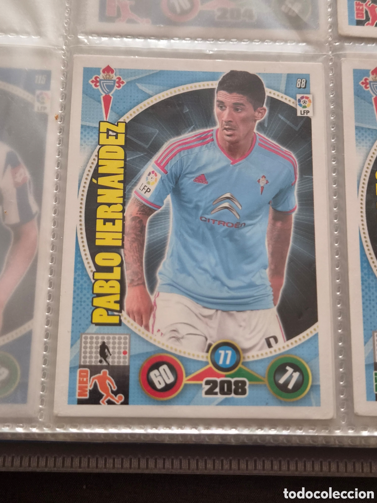 Trading Cards: 88 - PABLO HERN&Aacute;NDEZ, CELTA ADRENALYN 2014-2015