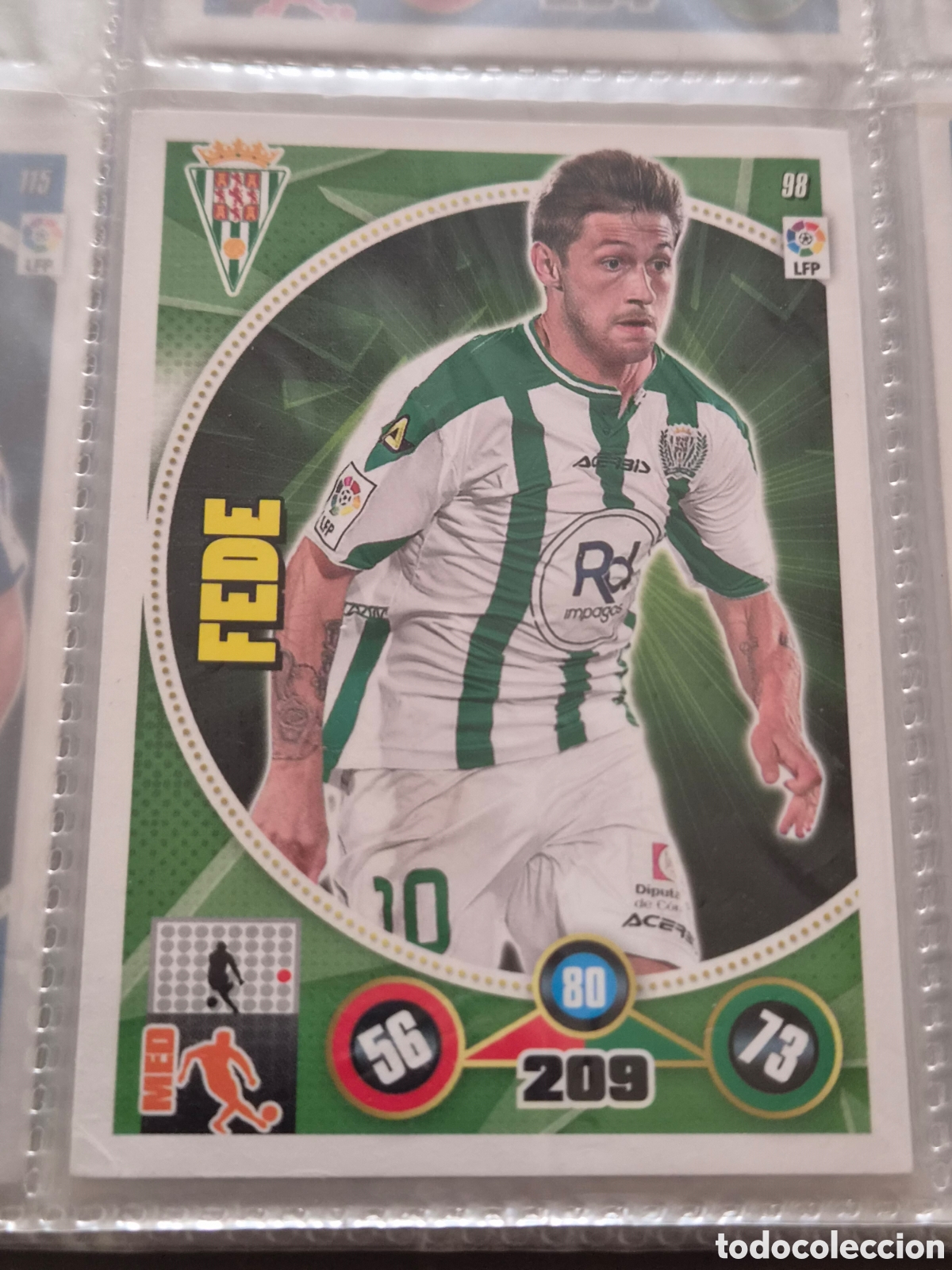 Trading Cards: 98 - FEDE , C&Oacute;RDOBA ADRENALYN 2014-2015