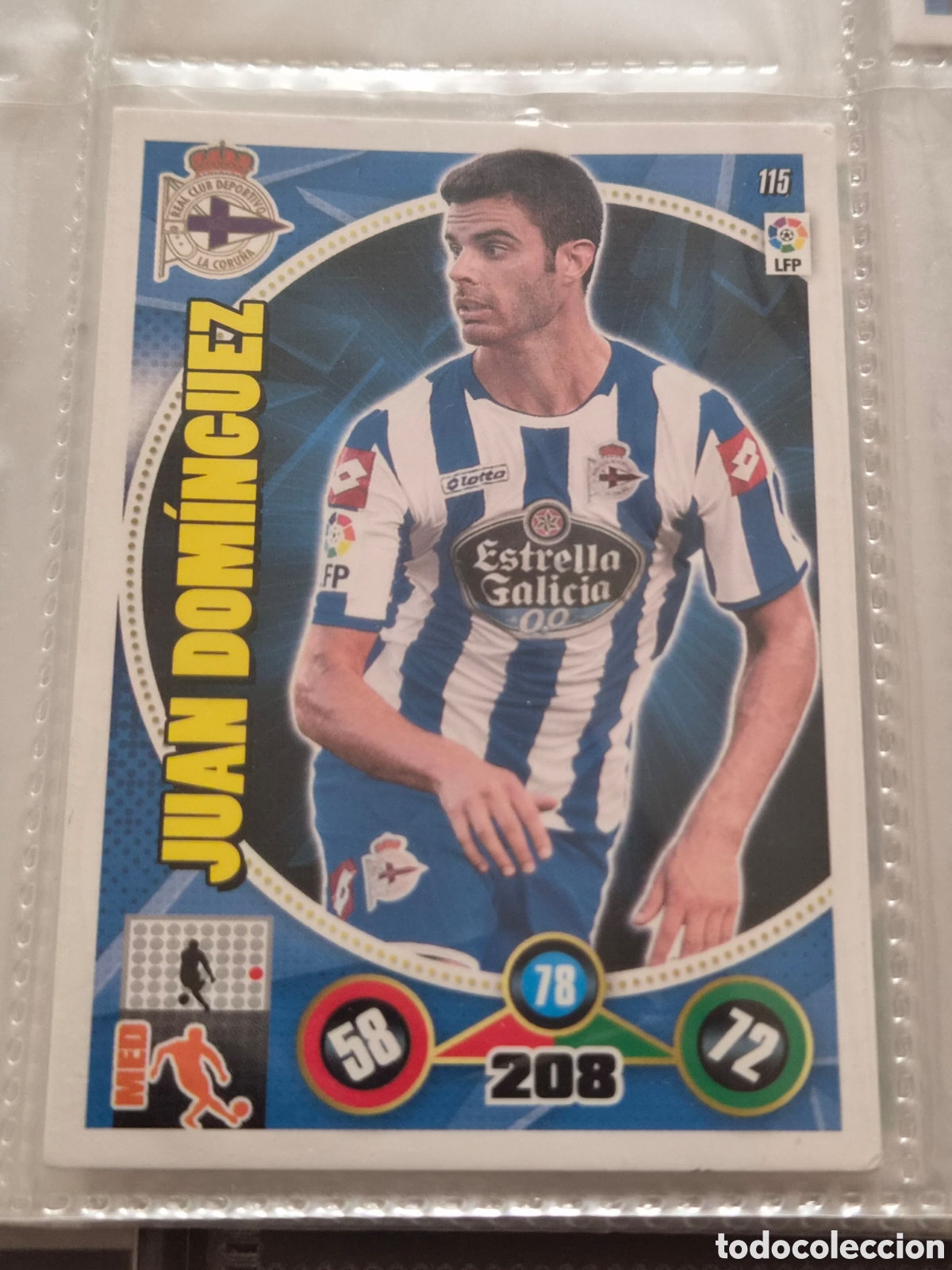 Trading Cards: 115 - JUAN DOM&Iacute;NGUEZ, DEPORTIVO ADRENALYN 2014-2015