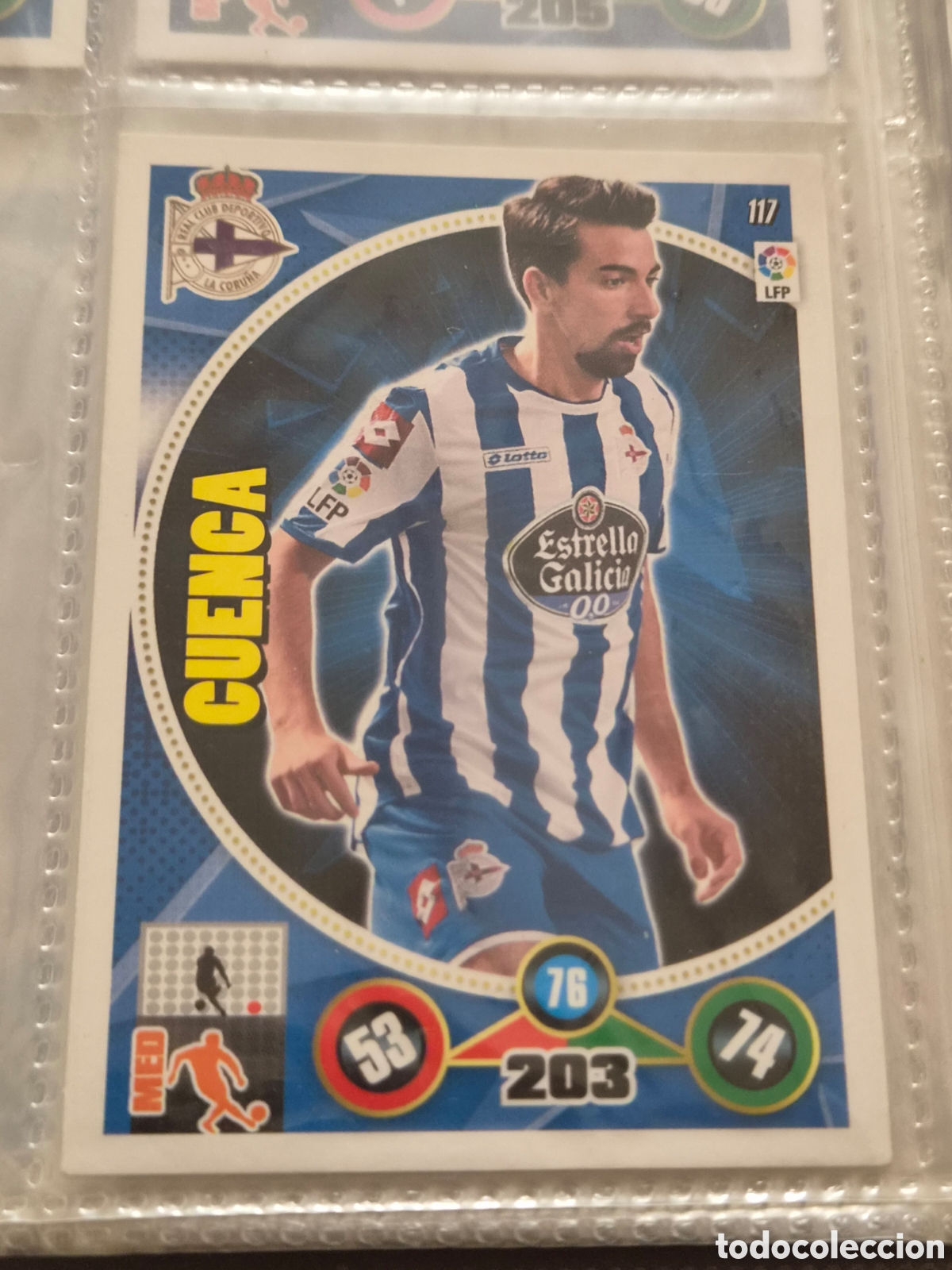 Trading Cards: 117 - CUENCA , DEPORTIVO ADRENALYN 2014-2015