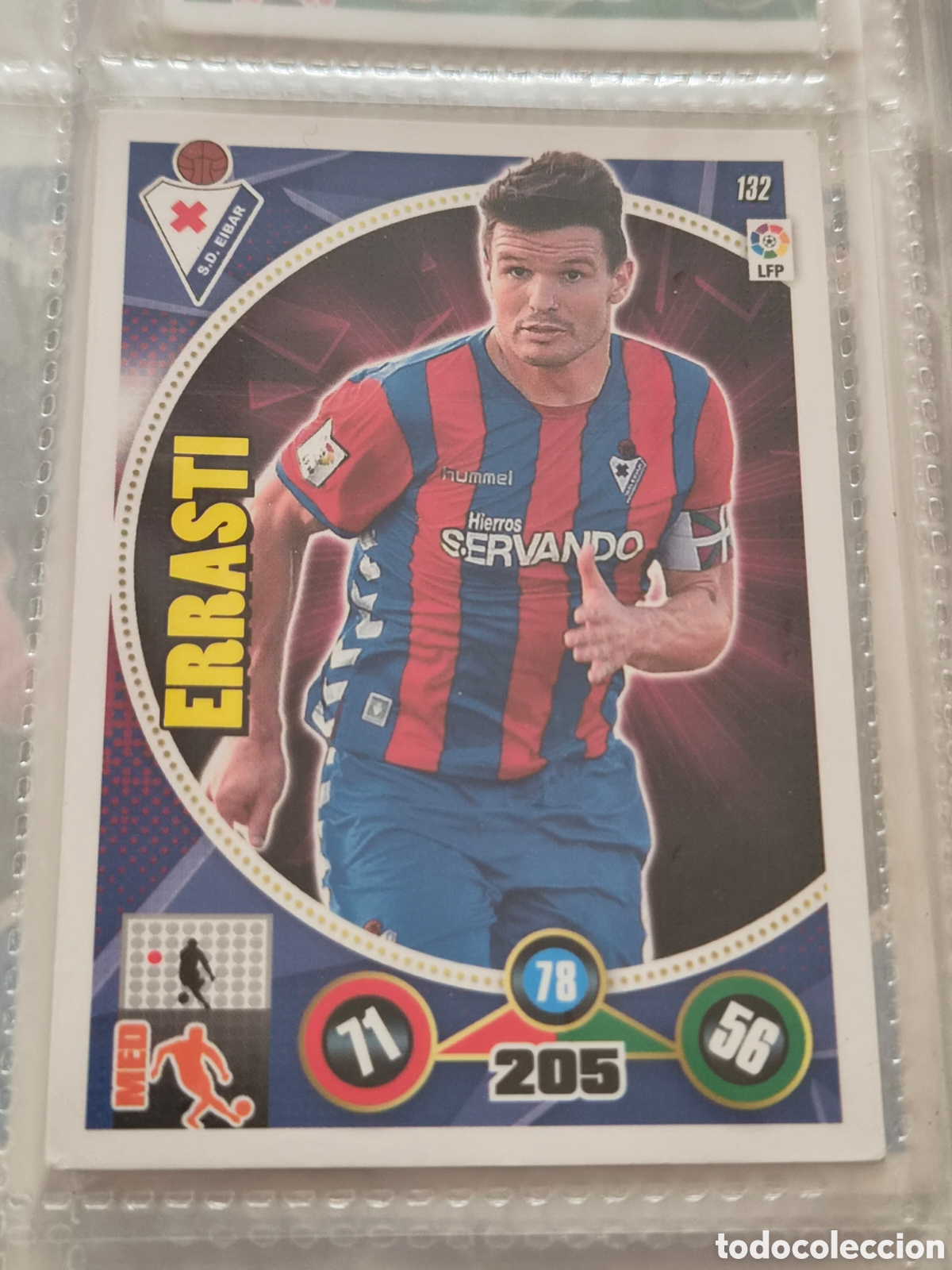 Trading Cards: 132 - ERRASTI, EIBAR ADRENALYN 2014-2015