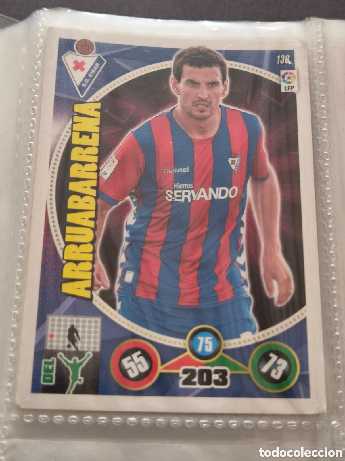Trading Cards: 136 - ARRUABARRENA, EIBAR ADRENALYN 2014-2015