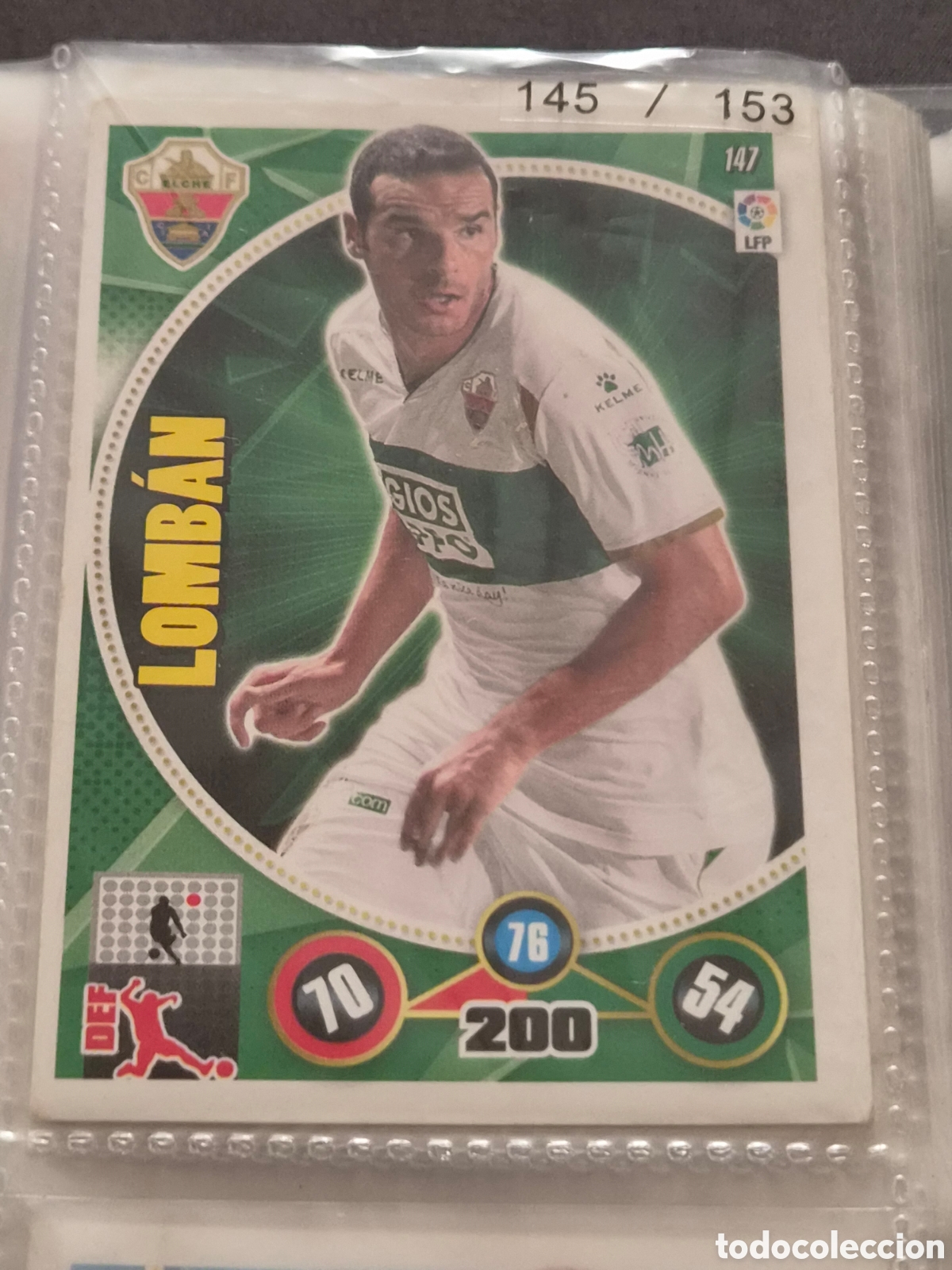 Trading Cards: 147 - LOMB&Aacute;N , ELCHE ADRENALYN 2014-2015