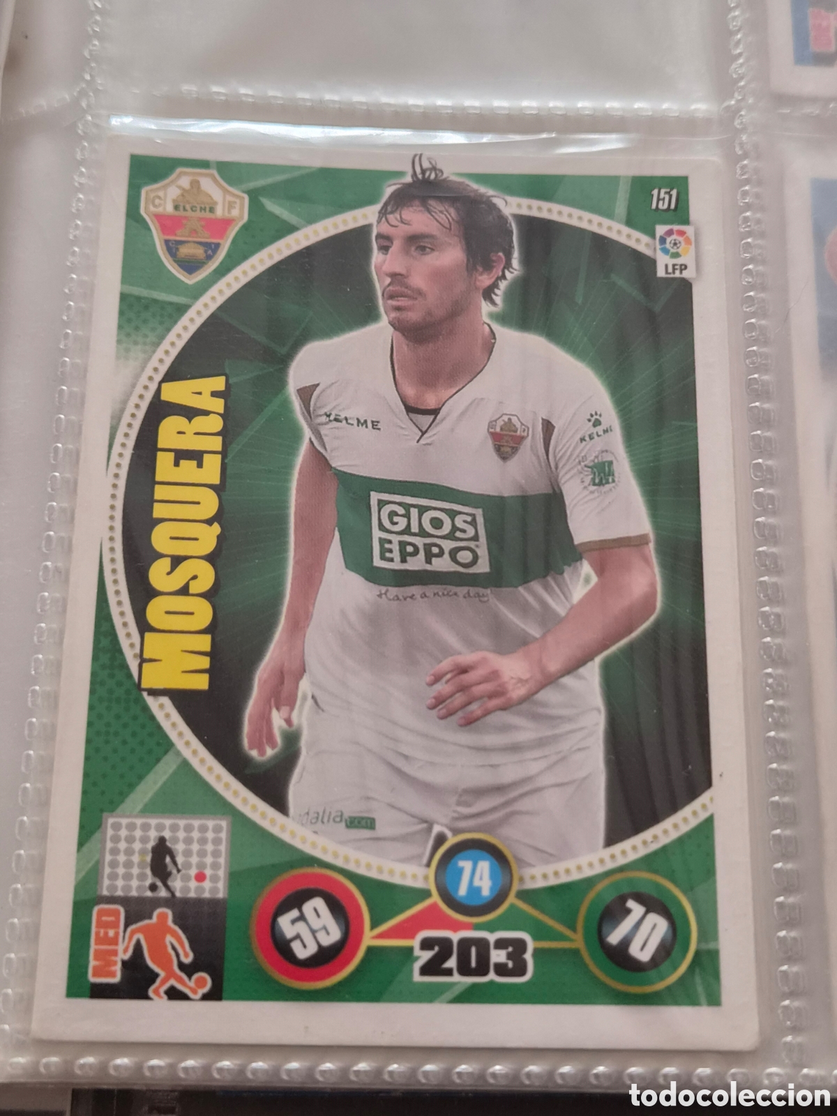 Trading Cards: 151 - MOSQUERA, ELCHE ADRENALYN 2014-2015