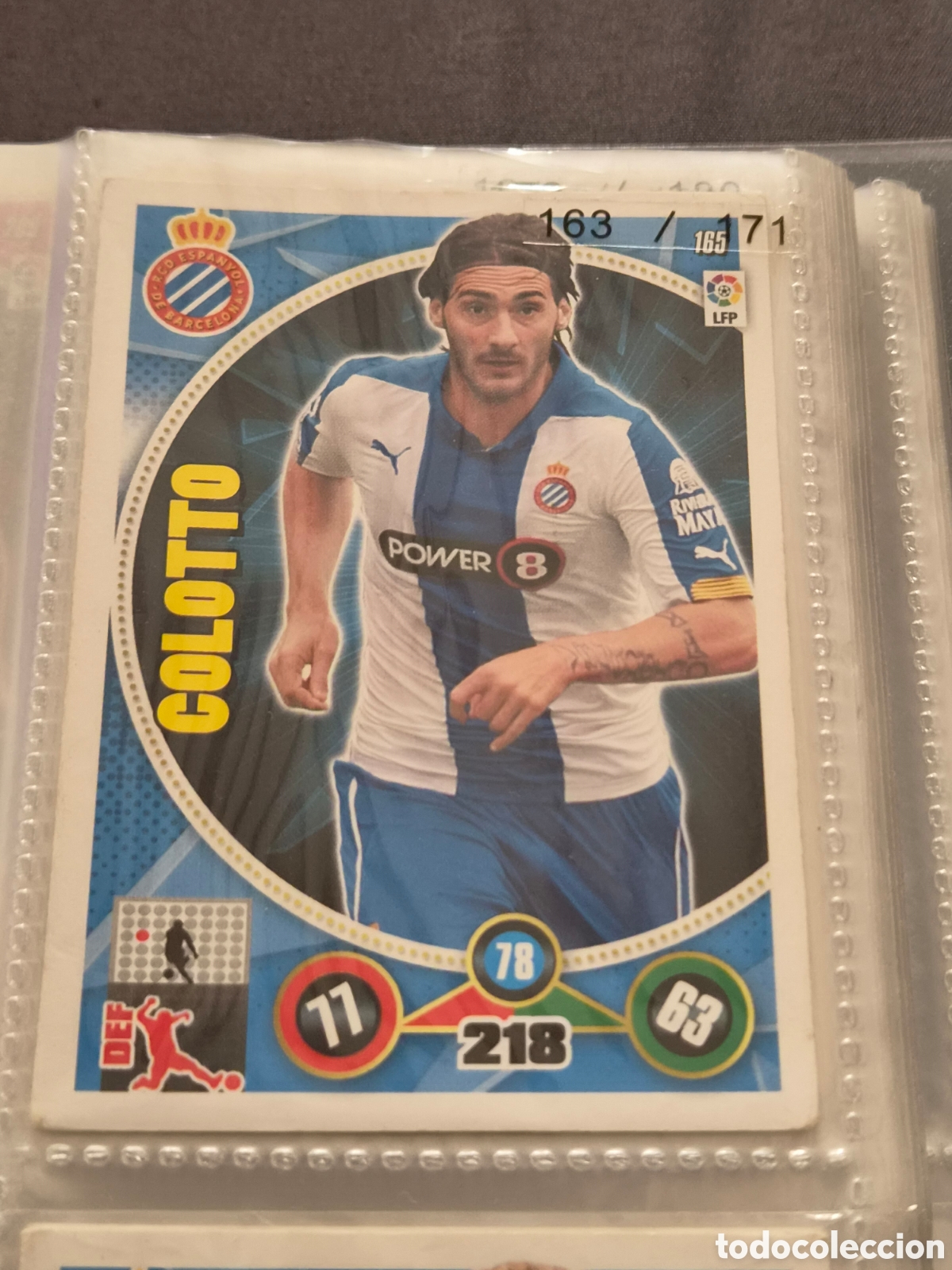Trading Cards: 165 - COLOTTO , ESPA&Ntilde;OL ADRENALYN 2014-2015