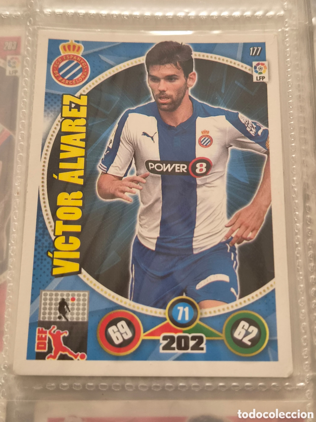 Trading Cards: 177 - VICTOR &Aacute;LVAREZ, ESPA&Ntilde;OL ADRENALYN 2014-2015