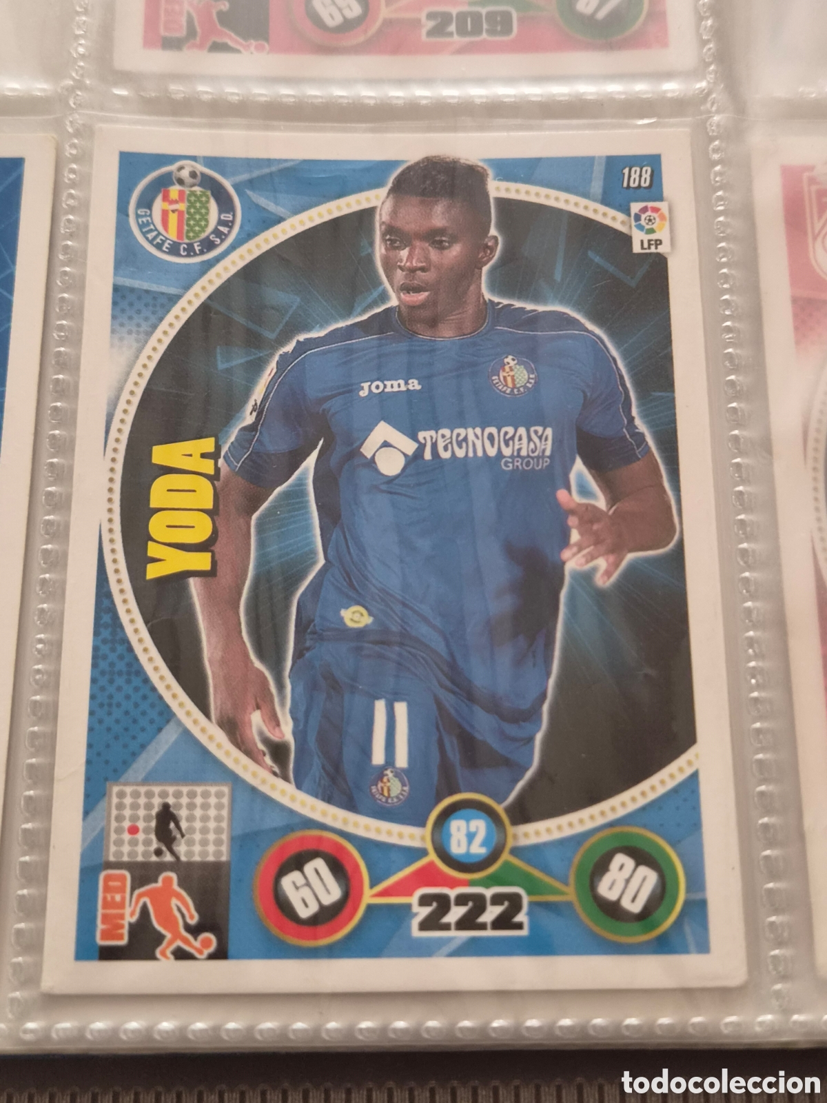 Trading Cards: 188 - YODA , GETAFE ADRENALYN 2014-2015
