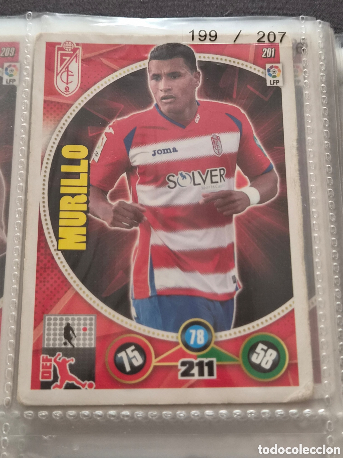 Trading Cards: 201 - MURILLO, GRANADA ADRENALYN 2014-2015