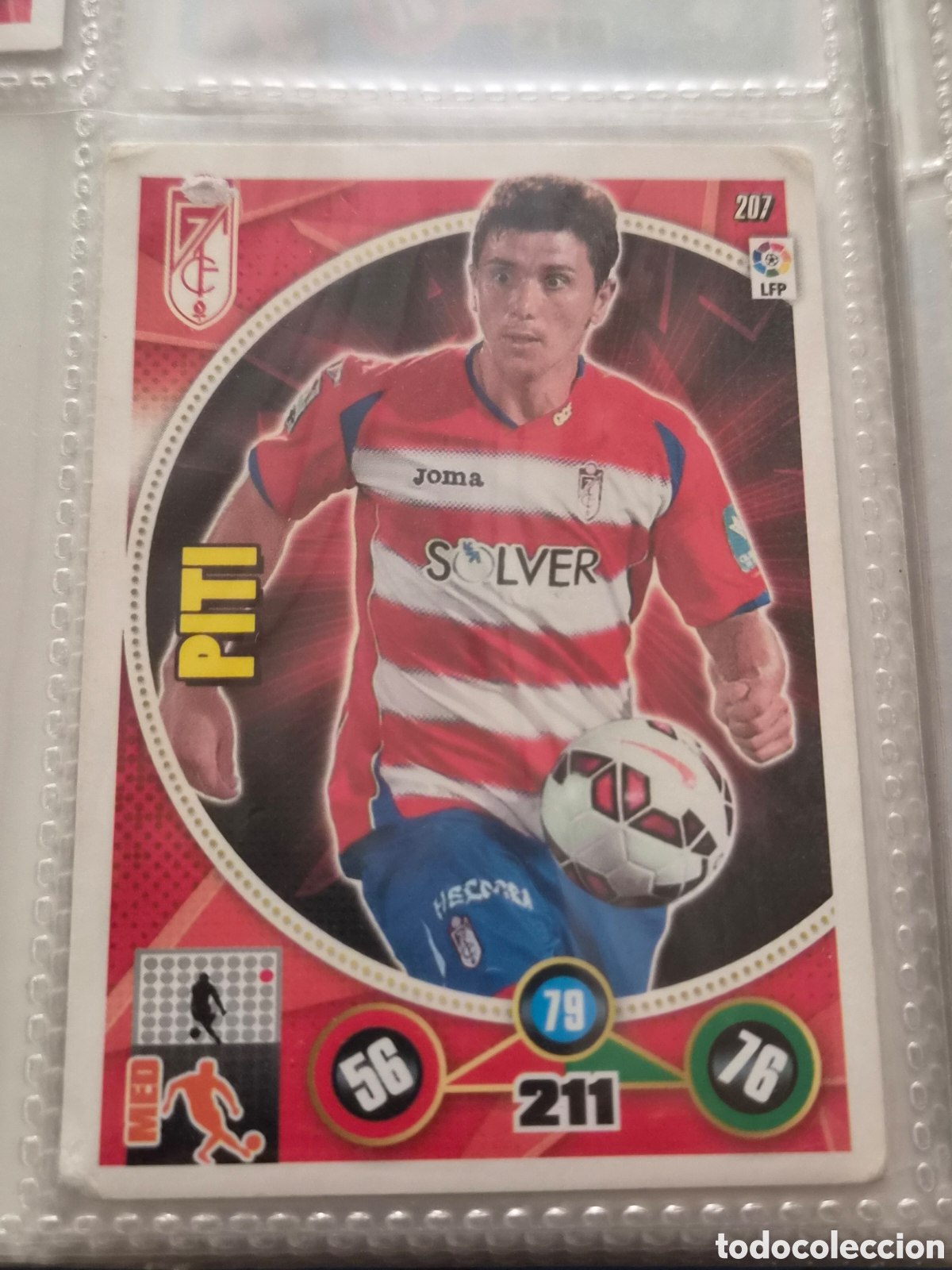 Trading Cards: 207 - PITI , GRANADA ADRENALYN 2014-2015