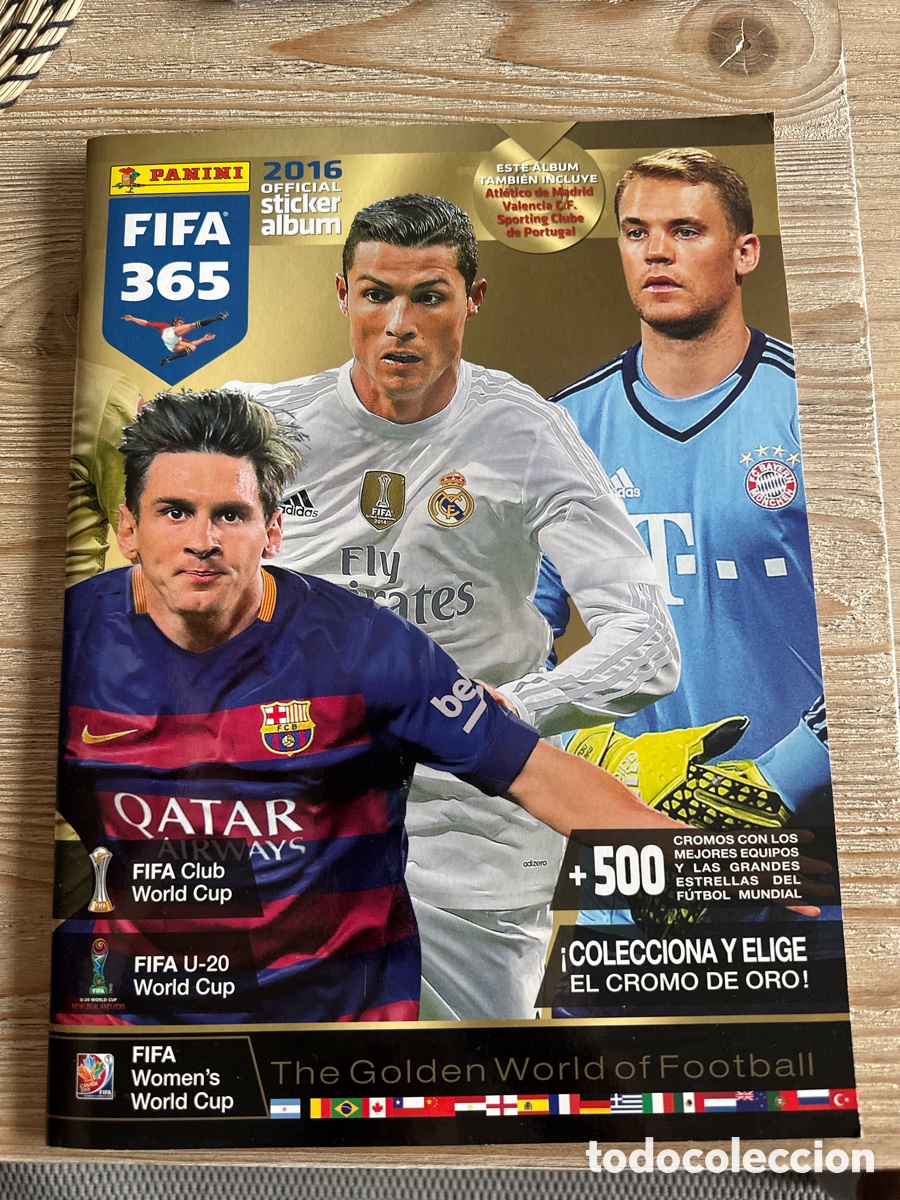 Cartas Colecion&aacute;veis: ALBUM VACIO FIFA 365 2016 PANINI OFFICIAL STICKER